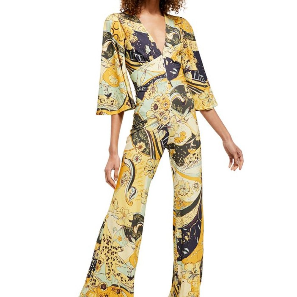 Free People Night Fever Jumpsuit Size Small